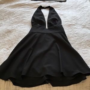 Naven halter black dress